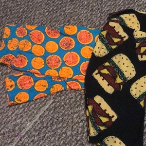 Food leggings from lularoe